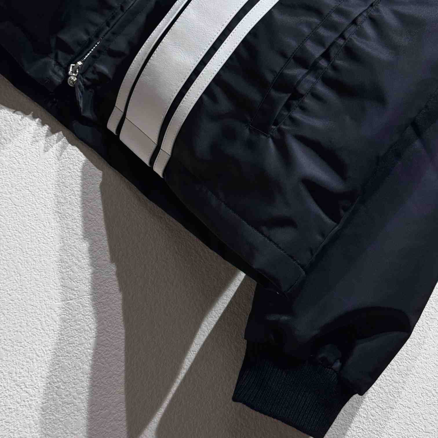 Chrome Hearts Cross Patch Cobra Racing Nylon Jacket 'Black' - PerfectKickZ