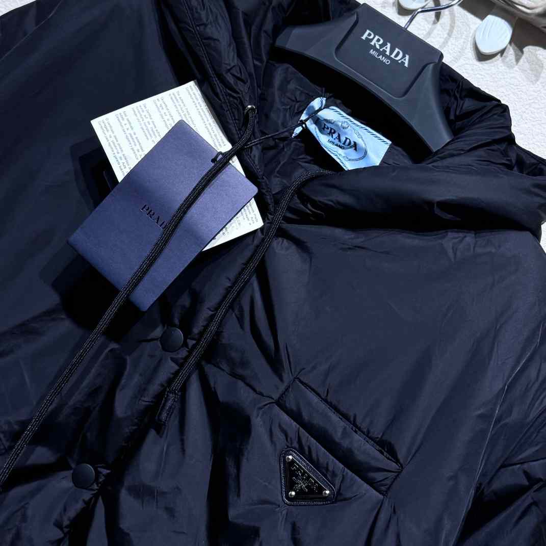 Prada Oversized Light Re-Nylon Raincoat - PerfectKickZ