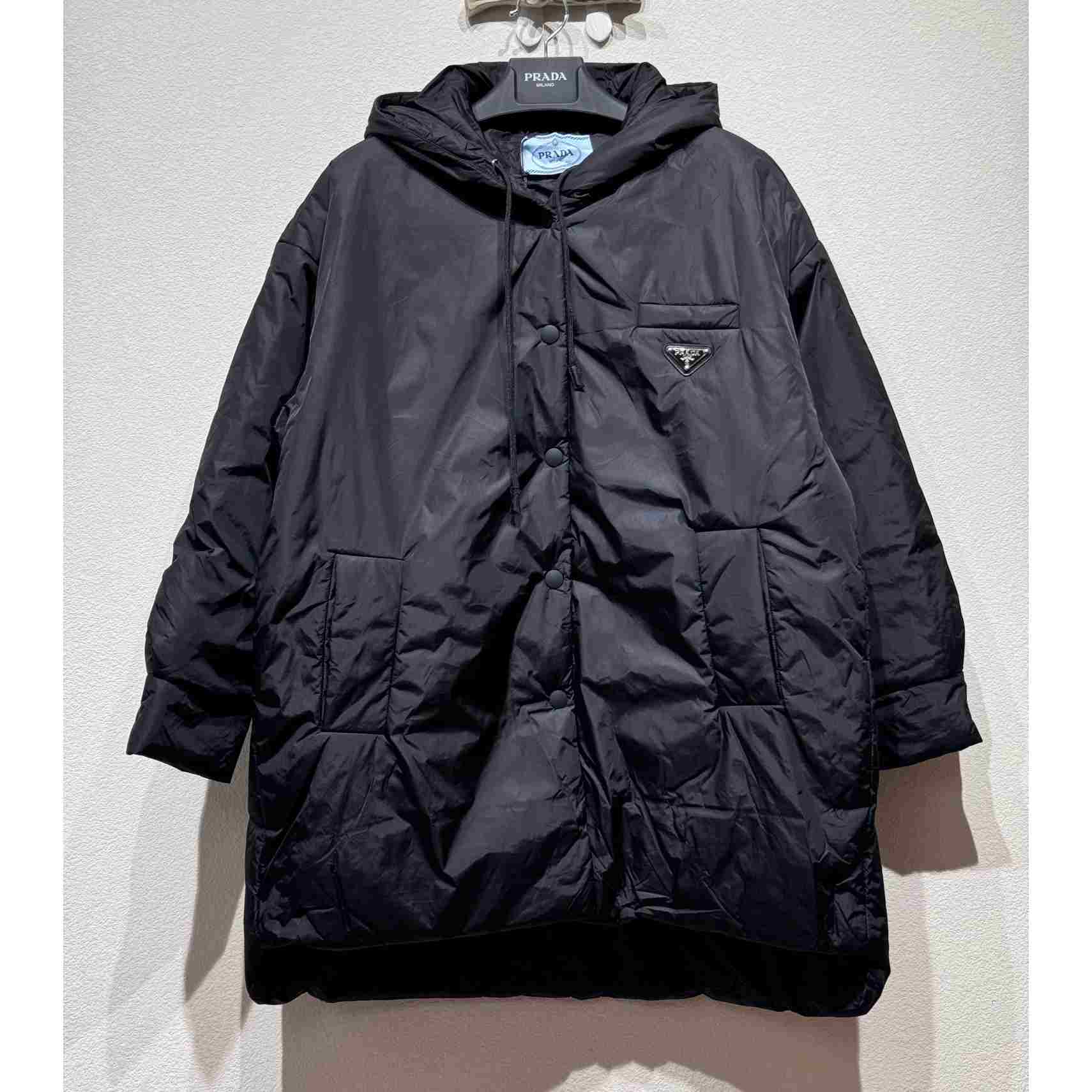 Prada Oversized Light Re-Nylon Raincoat - PerfectKickZ