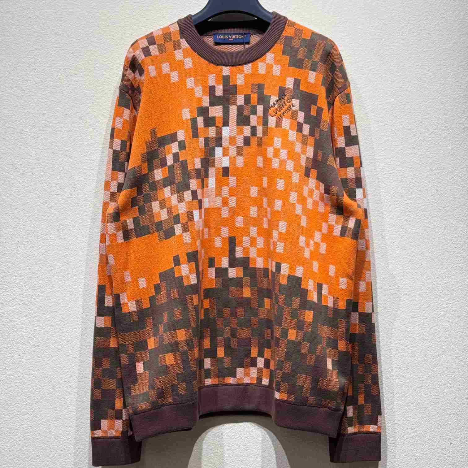 Louis Vuitton Jacquard Cotton Pullover   1AFXRM - PerfectKickZ