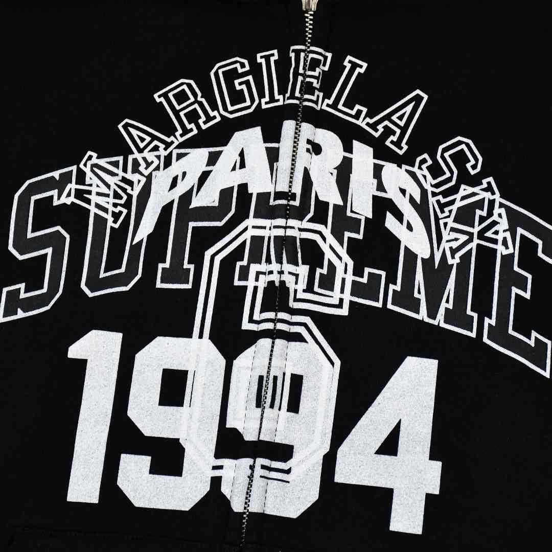 Supreme MM6 Maison Margiela Zip Up Hooded Sweatshirt  - PerfectKickZ