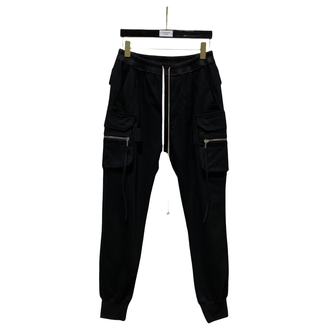 Rick Owens Cotton Jersey Tapered Pants - PerfectKickZ