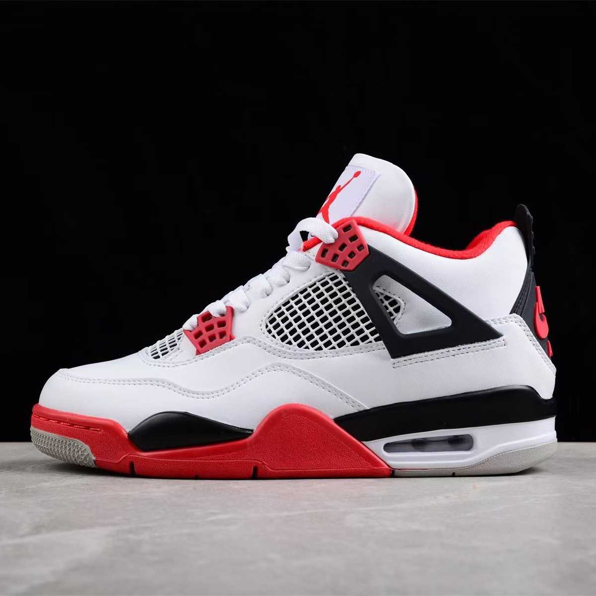 Air Jordan 4 Retro "Fire Red" Sneakers       DC7770-160 - PerfectKickZ