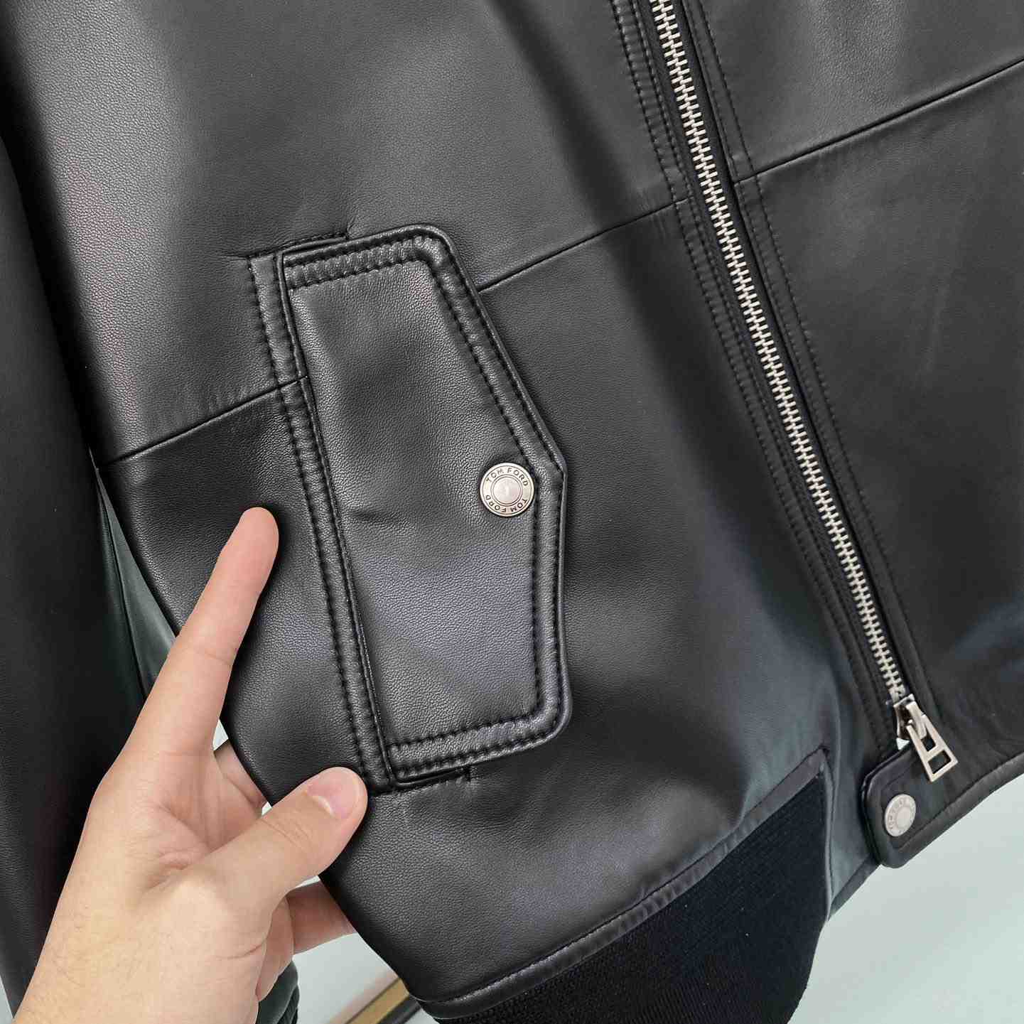 Tom Ford Leather Jacket - PerfectKickZ