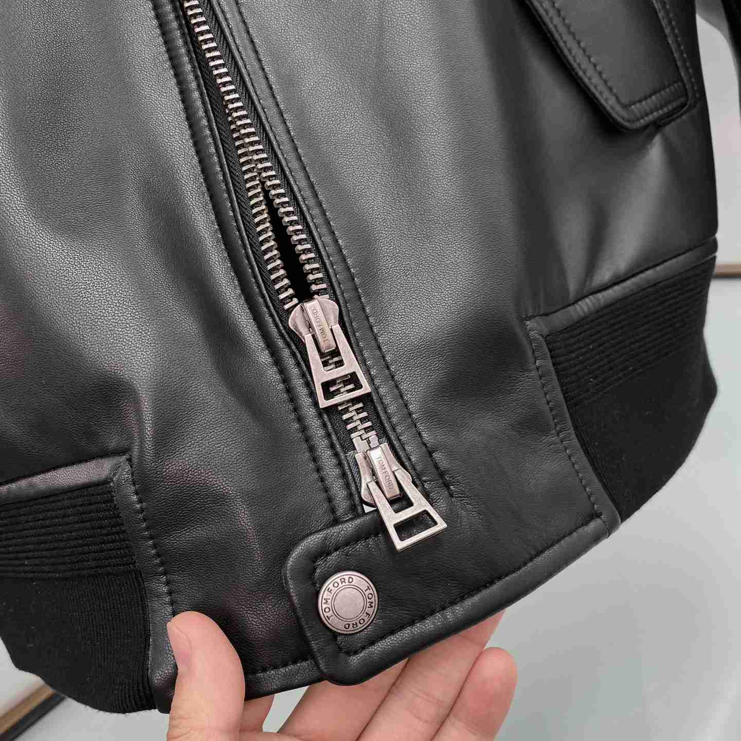 Tom Ford Leather Jacket - PerfectKickZ