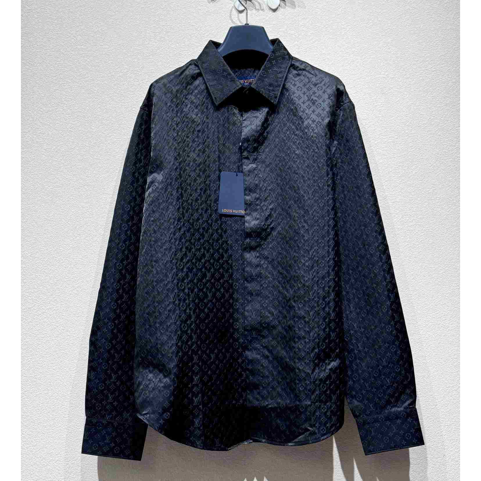 Louis Vuitton Monogram Long-Sleeved Shirt    - PerfectKickZ