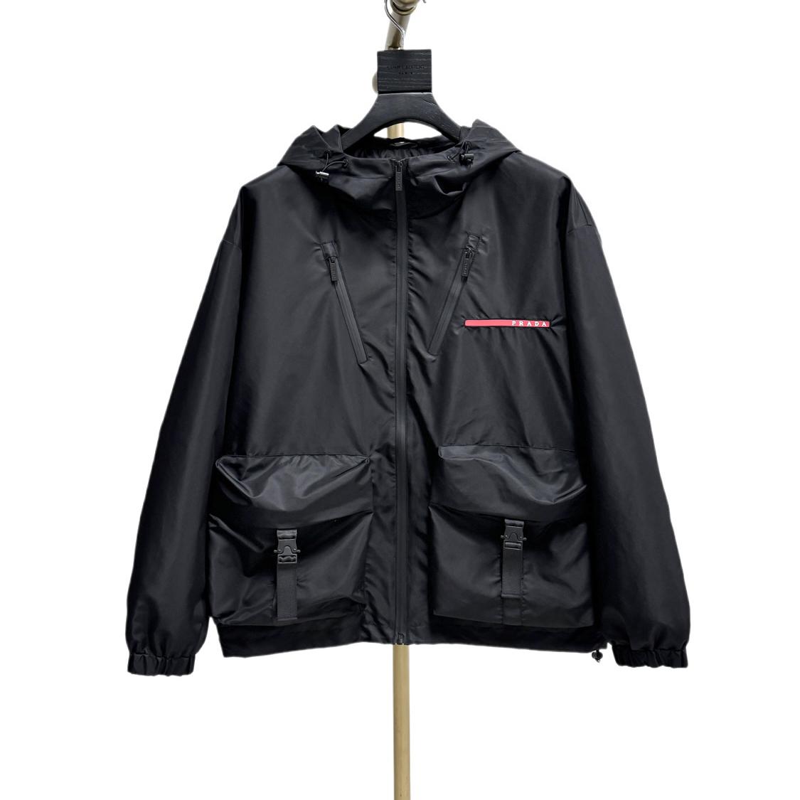 Prada Black Re-nylonJacket - PerfectKickZ