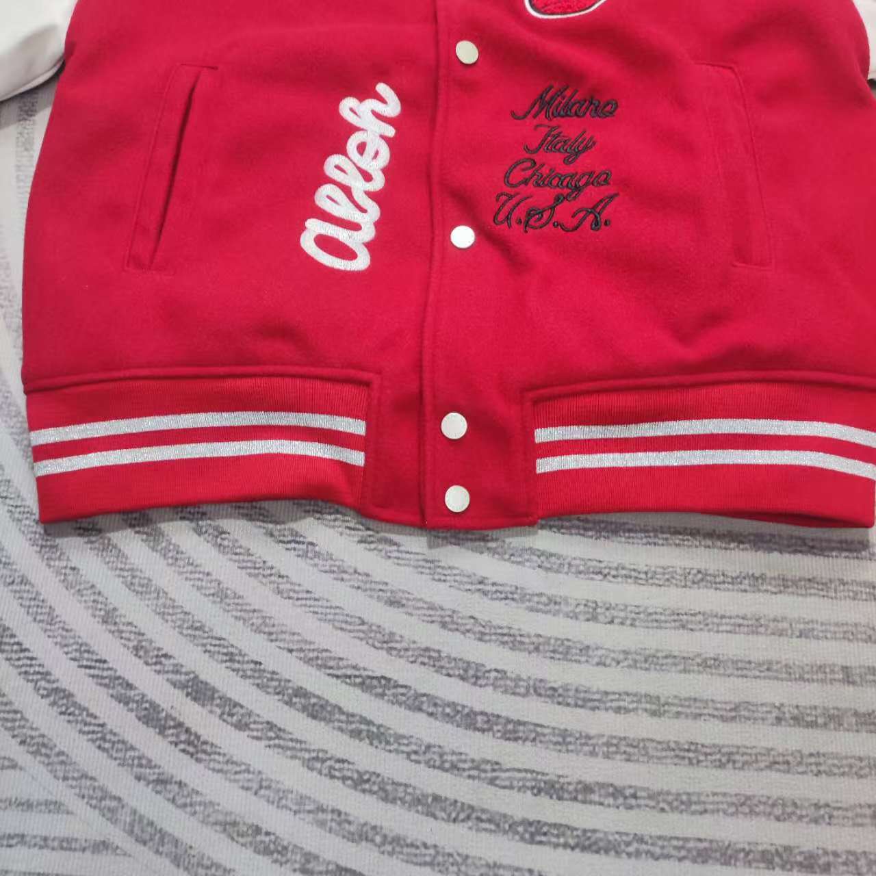 Off-White™ C/O Chicago Bulls Red Varsity - PerfectKickZ