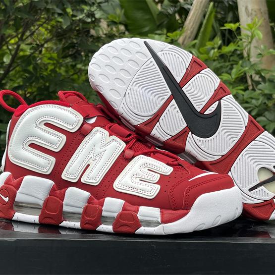 Supreme x Air More Uptempo “Red” Sneakers     902290-600  - PerfectKickZ