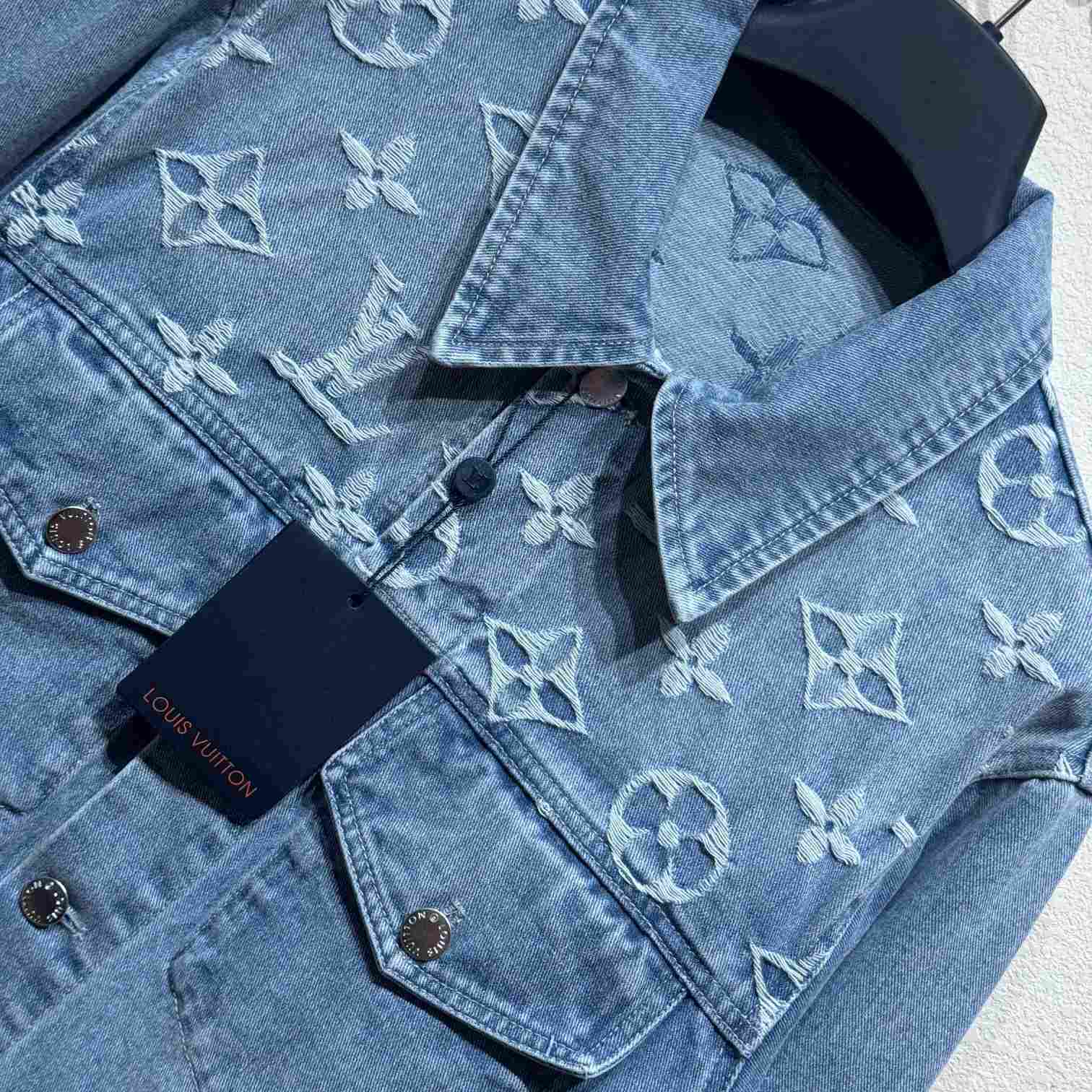 Louis Vuitton Denim Trucker Jacket  1AGING - PerfectKickZ