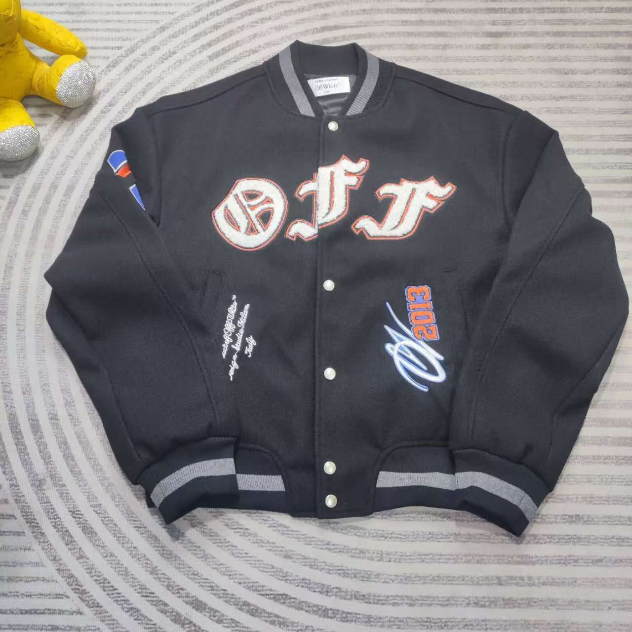 Off-White Varsity Jacket - PerfectKickZ