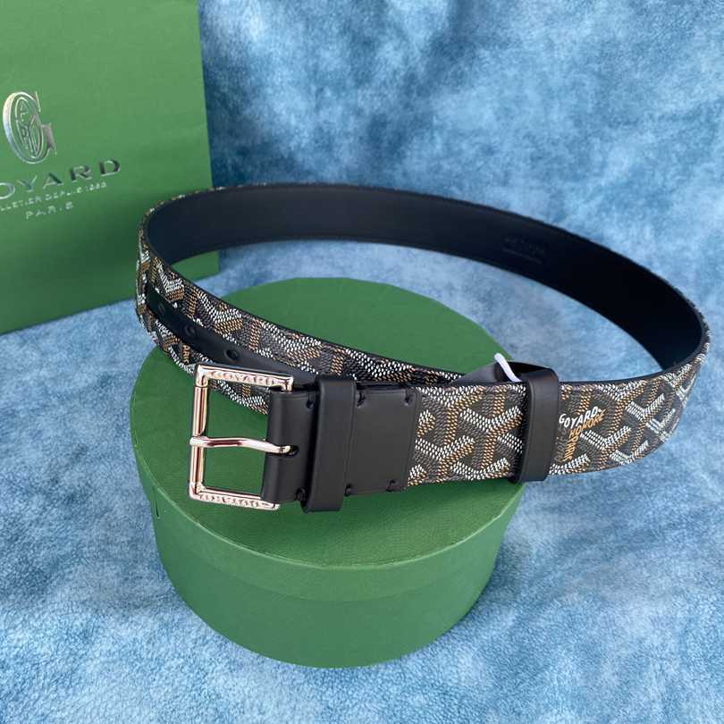 Goyard Paris Leather Mens Belt - PerfectKickZ
