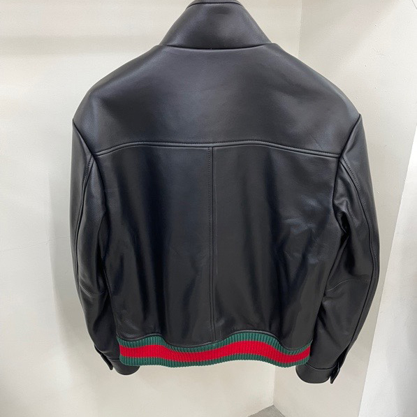 Gucci Leather Jacket - PerfectKickZ