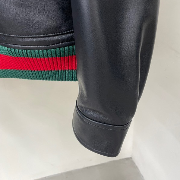 Gucci Leather Jacket - PerfectKickZ