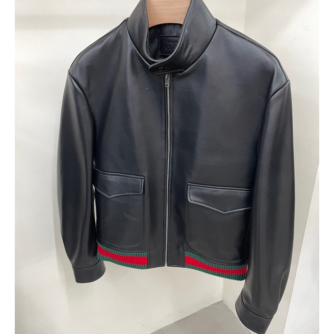 Gucci Leather Jacket - PerfectKickZ