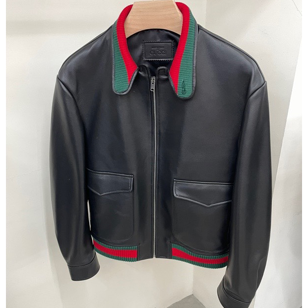 Gucci Leather Jacket - PerfectKickZ