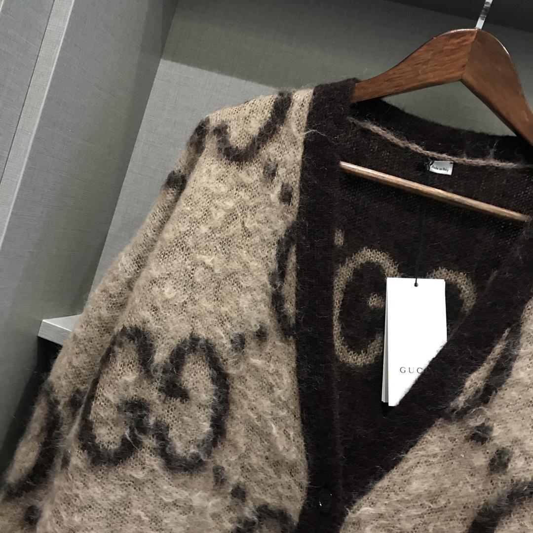 Gucci GG Wool Jacquard Cardigan  - PerfectKickZ