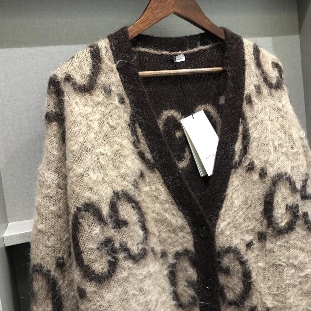 Gucci GG Wool Jacquard Cardigan  - PerfectKickZ