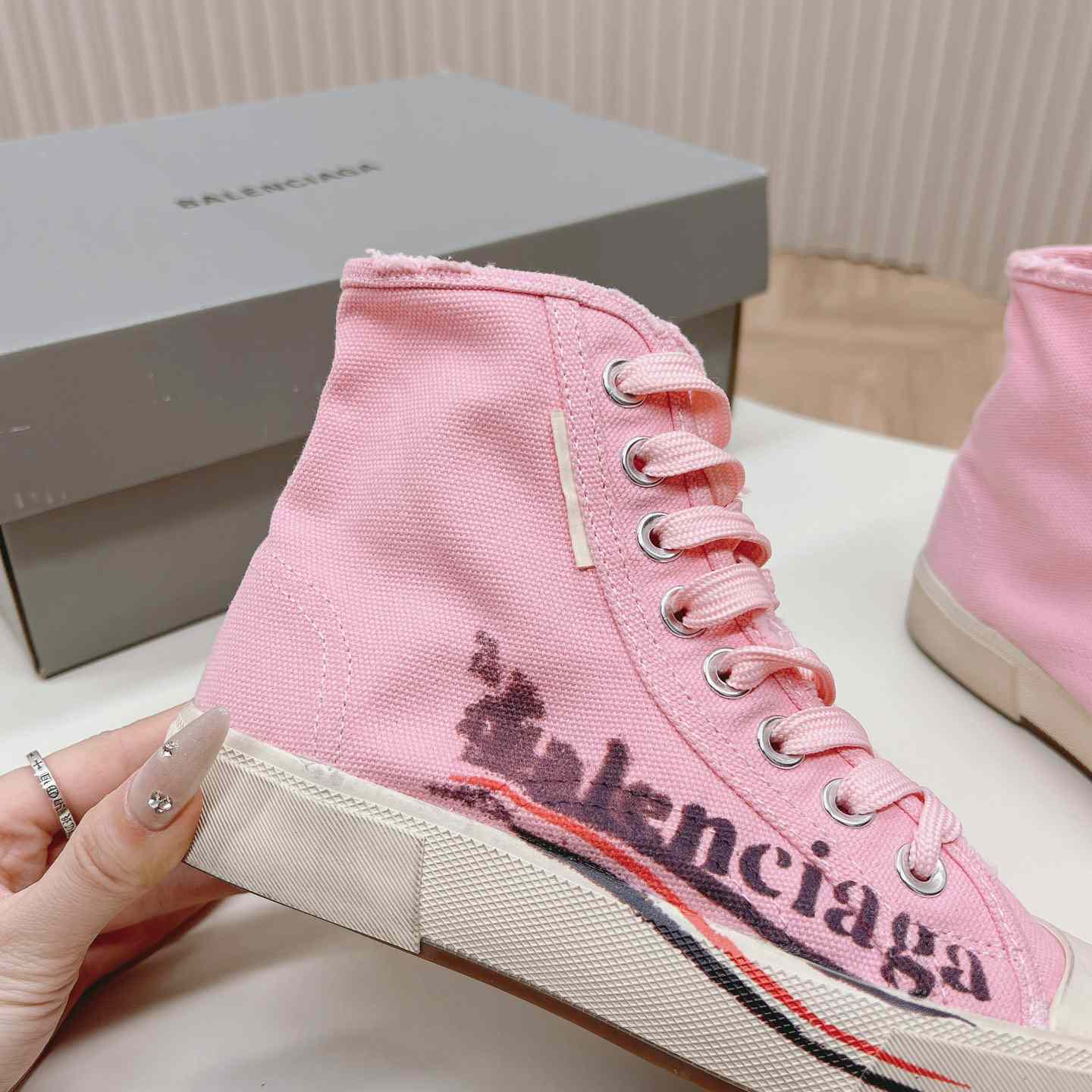 Balenciaga Paris High Top Sneakers - PerfectKickZ