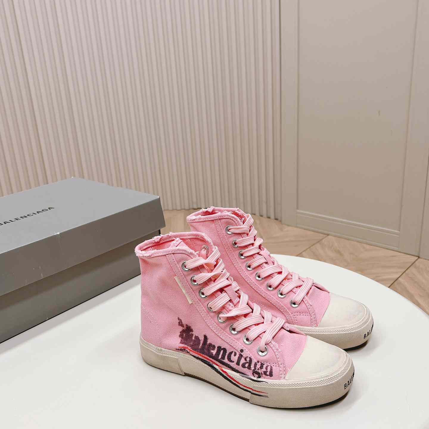 Balenciaga Paris High Top Sneakers - PerfectKickZ