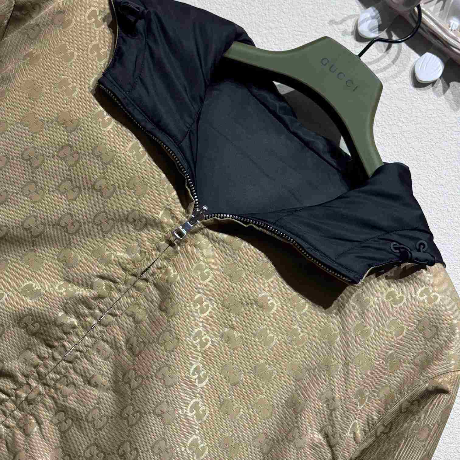 Gucci Reversible Nylon Twill Jacket - PerfectKickZ