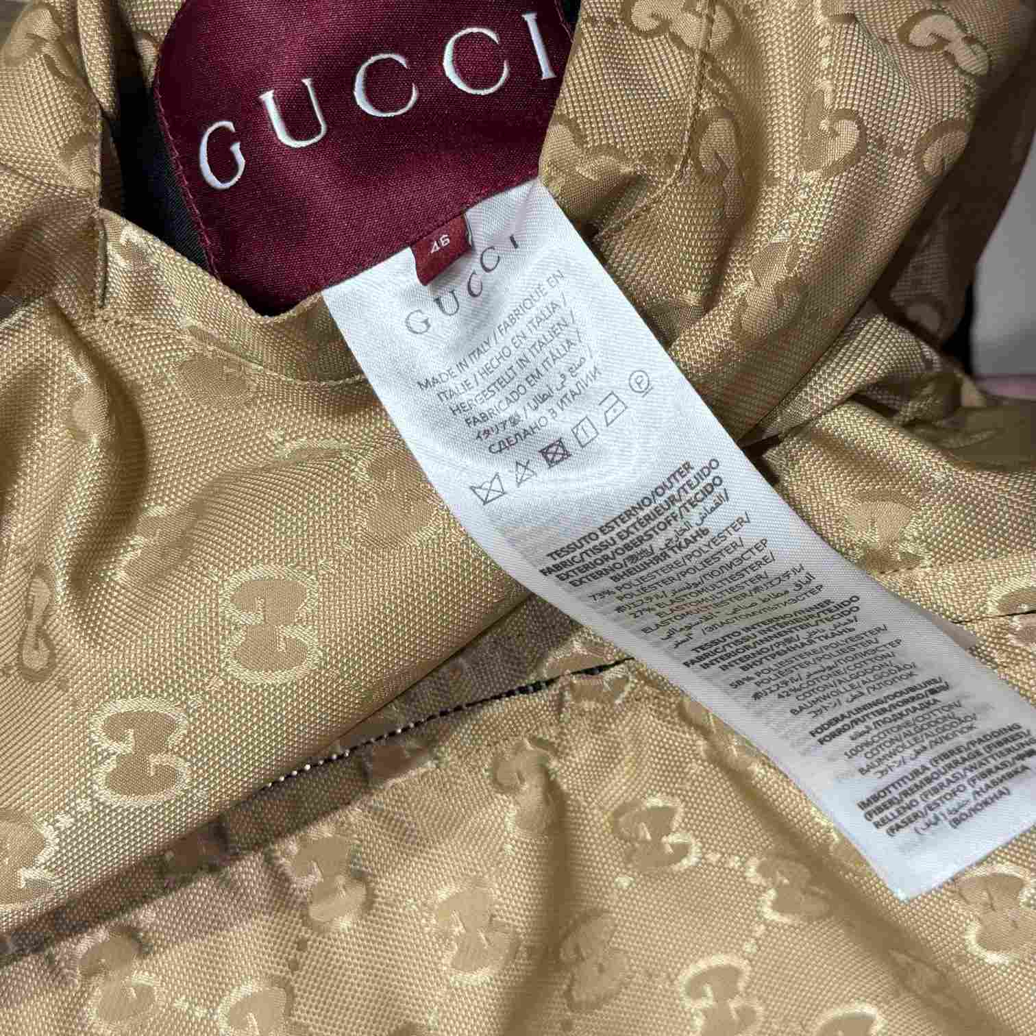 Gucci Reversible Nylon Twill Jacket - PerfectKickZ