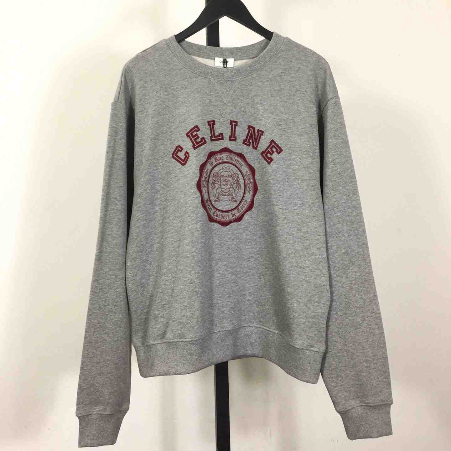 Celine Blason Loose Sweatshirt In Cotton Fleece - PerfectKickZ
