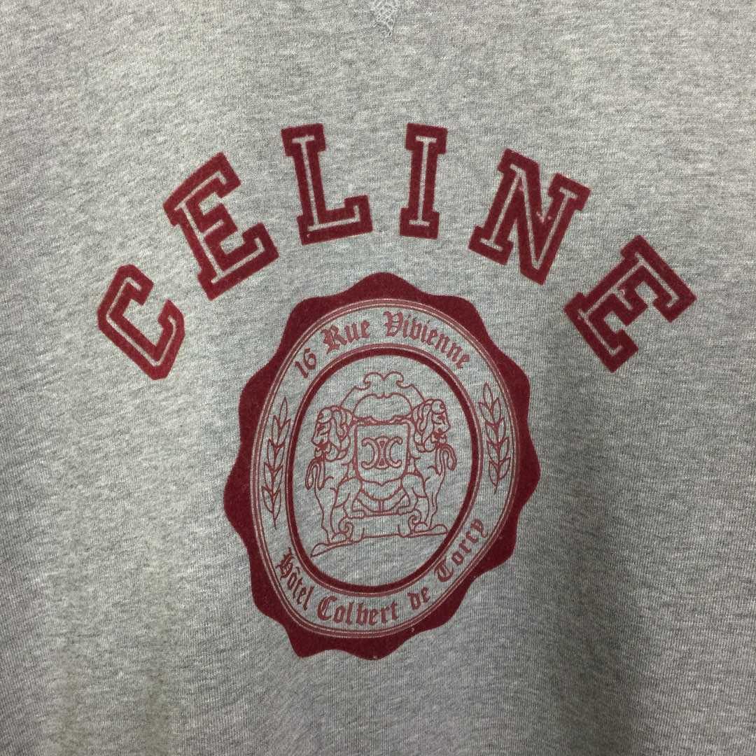 Celine Blason Loose Sweatshirt In Cotton Fleece - PerfectKickZ