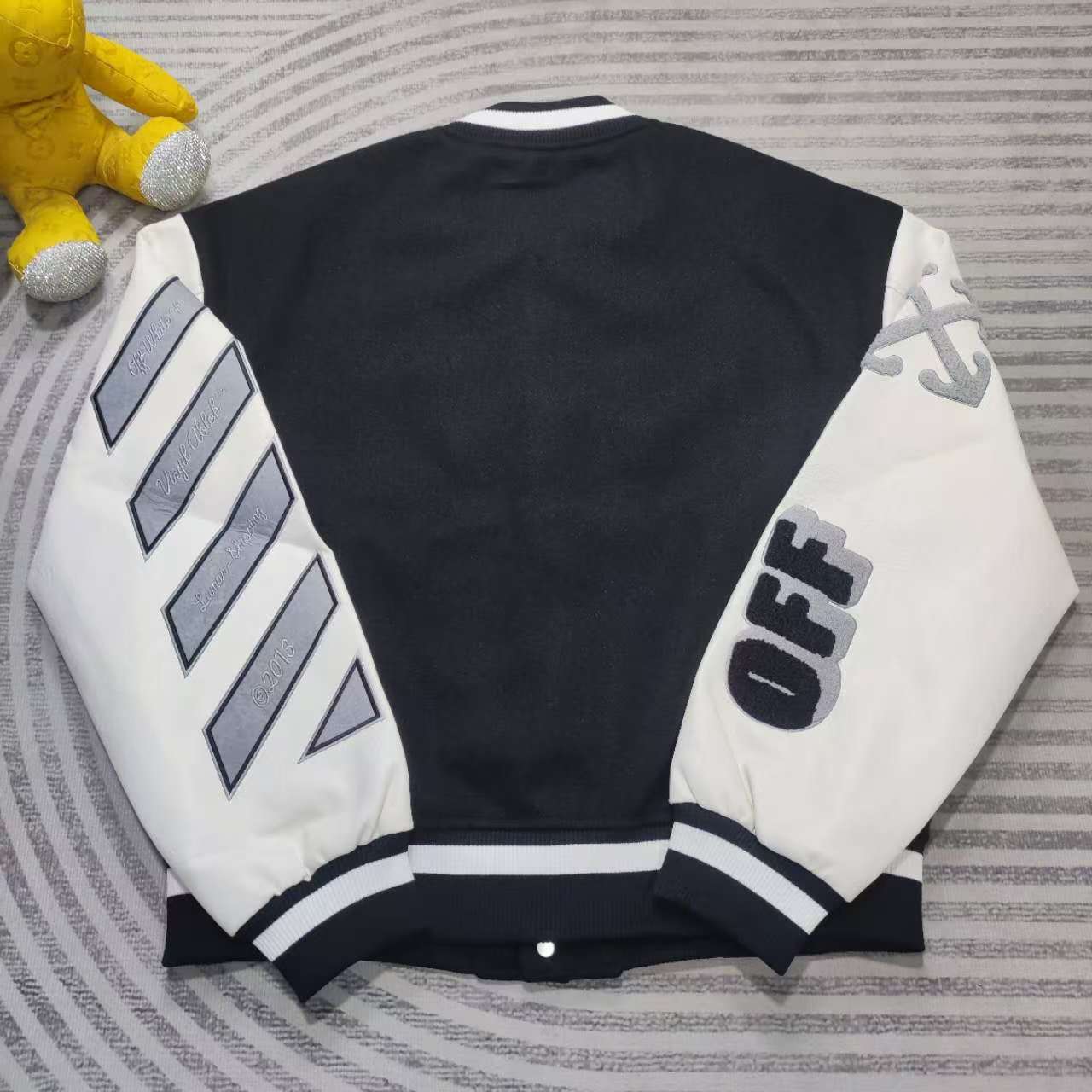 Off-White Lea Varsity Jacket  - PerfectKickZ