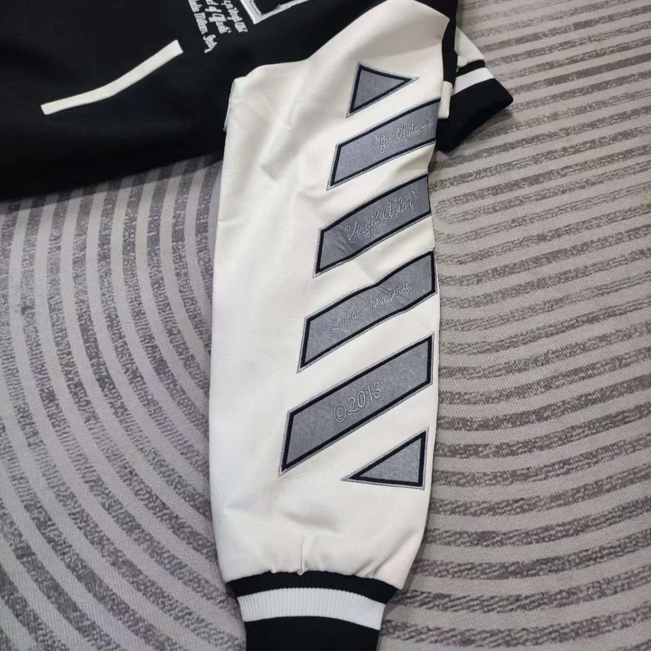 Off-White Lea Varsity Jacket  - PerfectKickZ