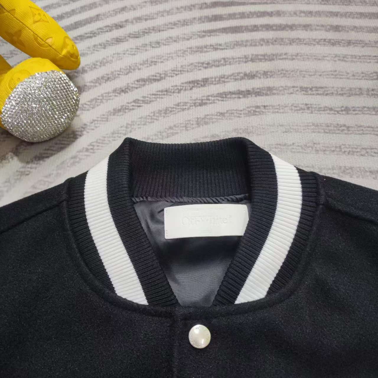 Off-White Lea Varsity Jacket  - PerfectKickZ