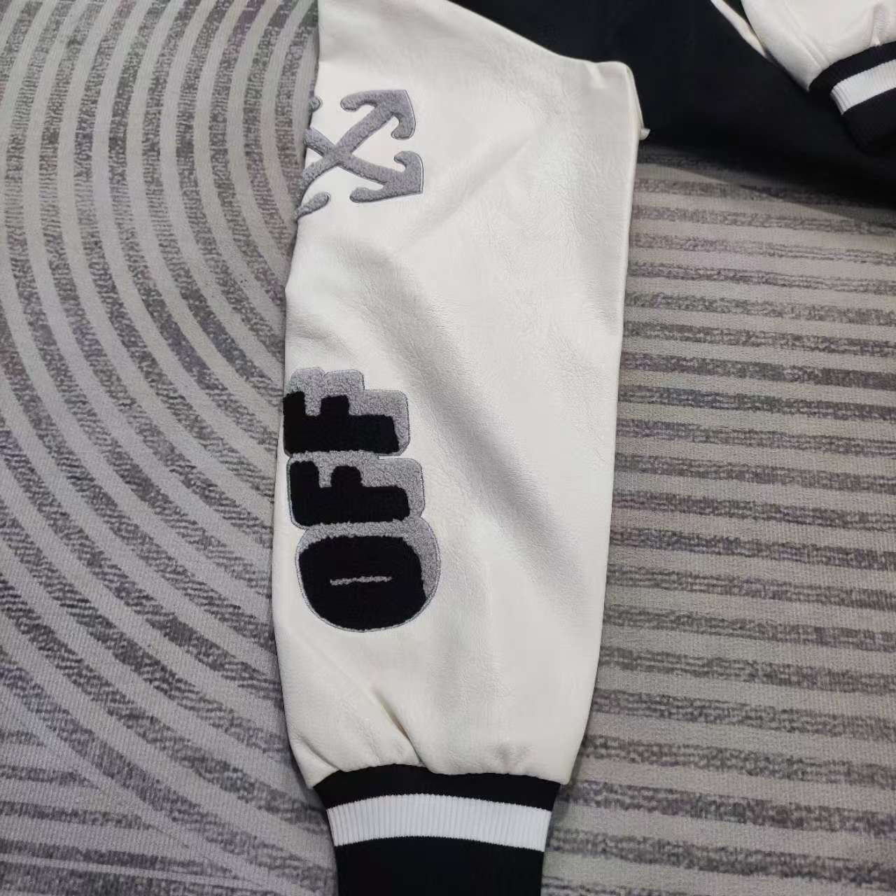 Off-White Lea Varsity Jacket  - PerfectKickZ