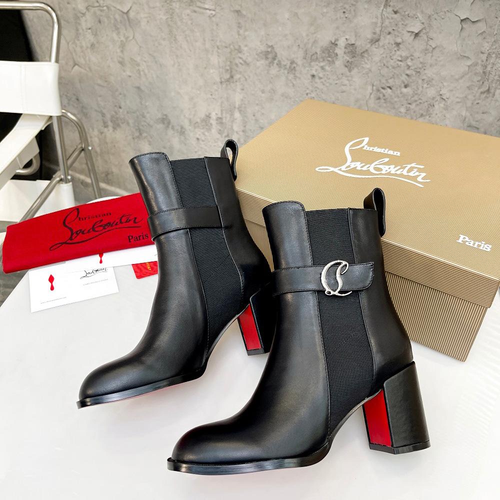 Christian Louboutin CL Chelsea Leather booty - PerfectKickZ
