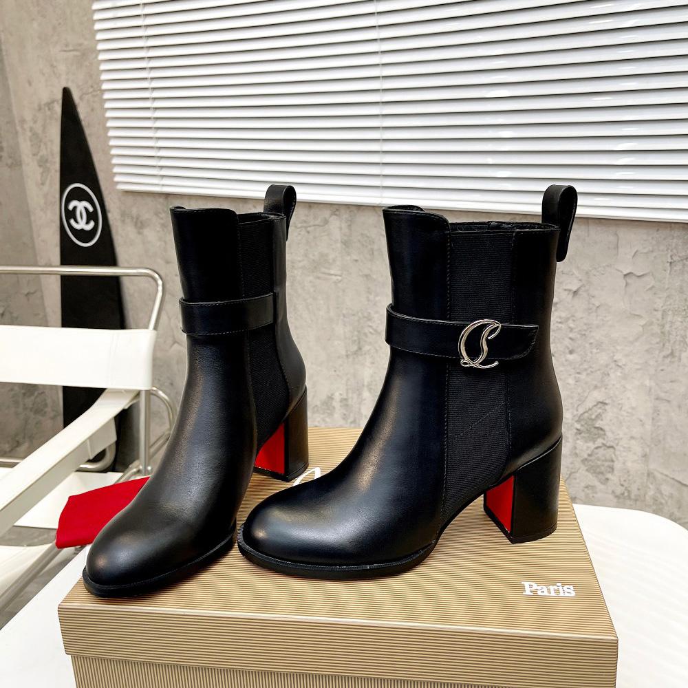 Christian Louboutin CL Chelsea Leather booty - PerfectKickZ