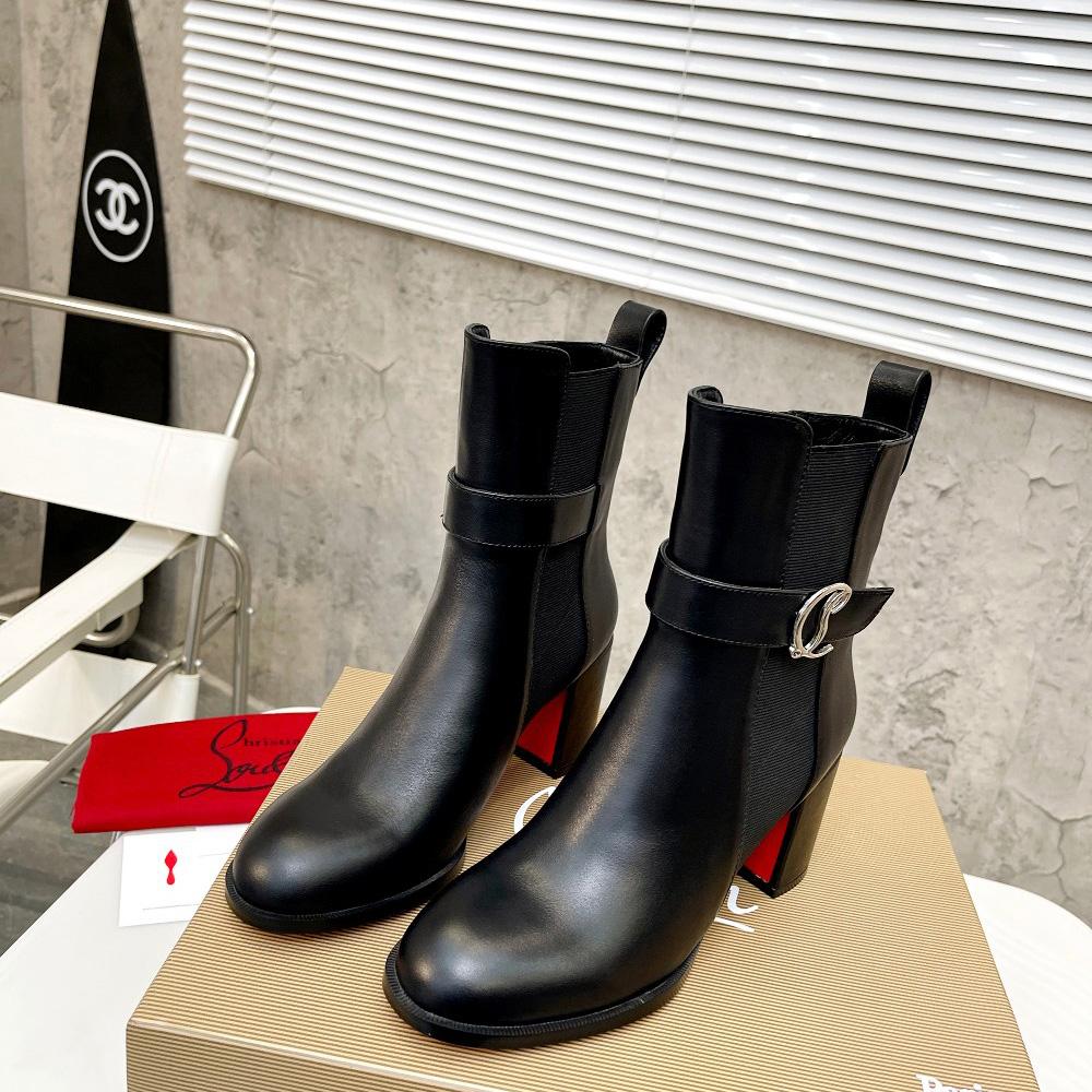 Christian Louboutin CL Chelsea Leather booty - PerfectKickZ