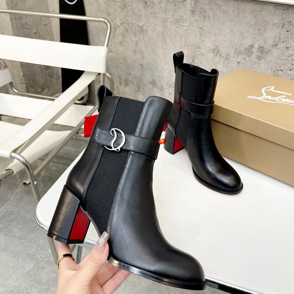 Christian Louboutin CL Chelsea Leather booty - PerfectKickZ