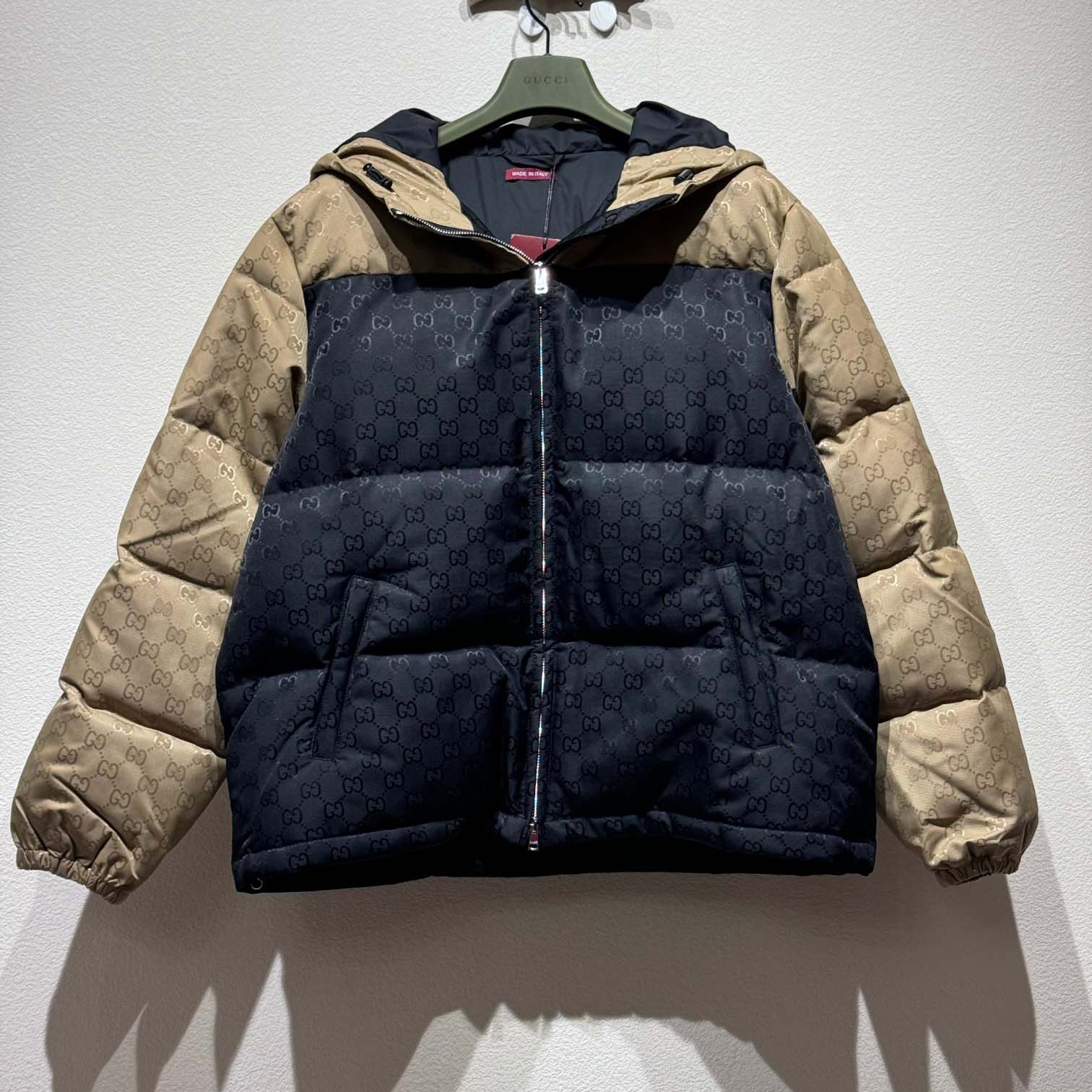 Gucci GG Canvas Puffer Jacket - PerfectKickZ