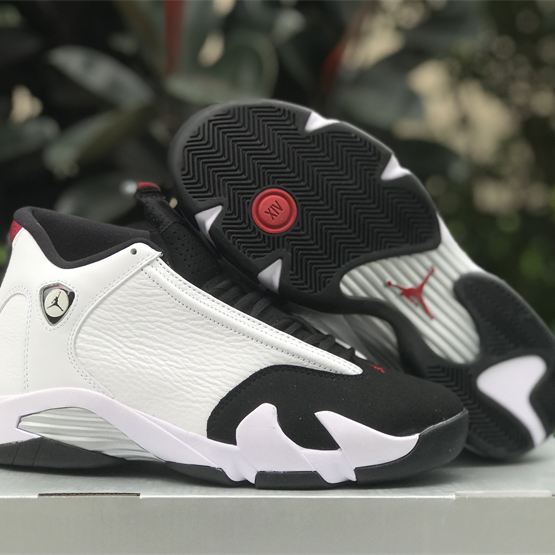 Air Jordan 14 "Black Toe" Sneakers      487471-160  - PerfectKickZ