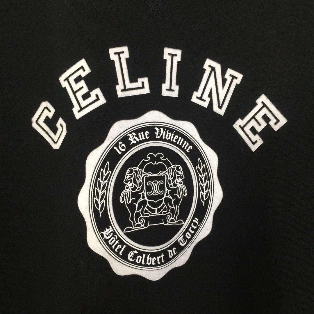 Celine Blason Loose Sweatshirt In Cotton Fleece - PerfectKickZ