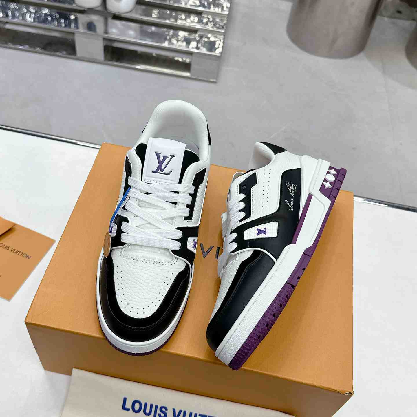 Louis Vuitton LV Trainer Sneaker  1ADDYD - PerfectKickZ