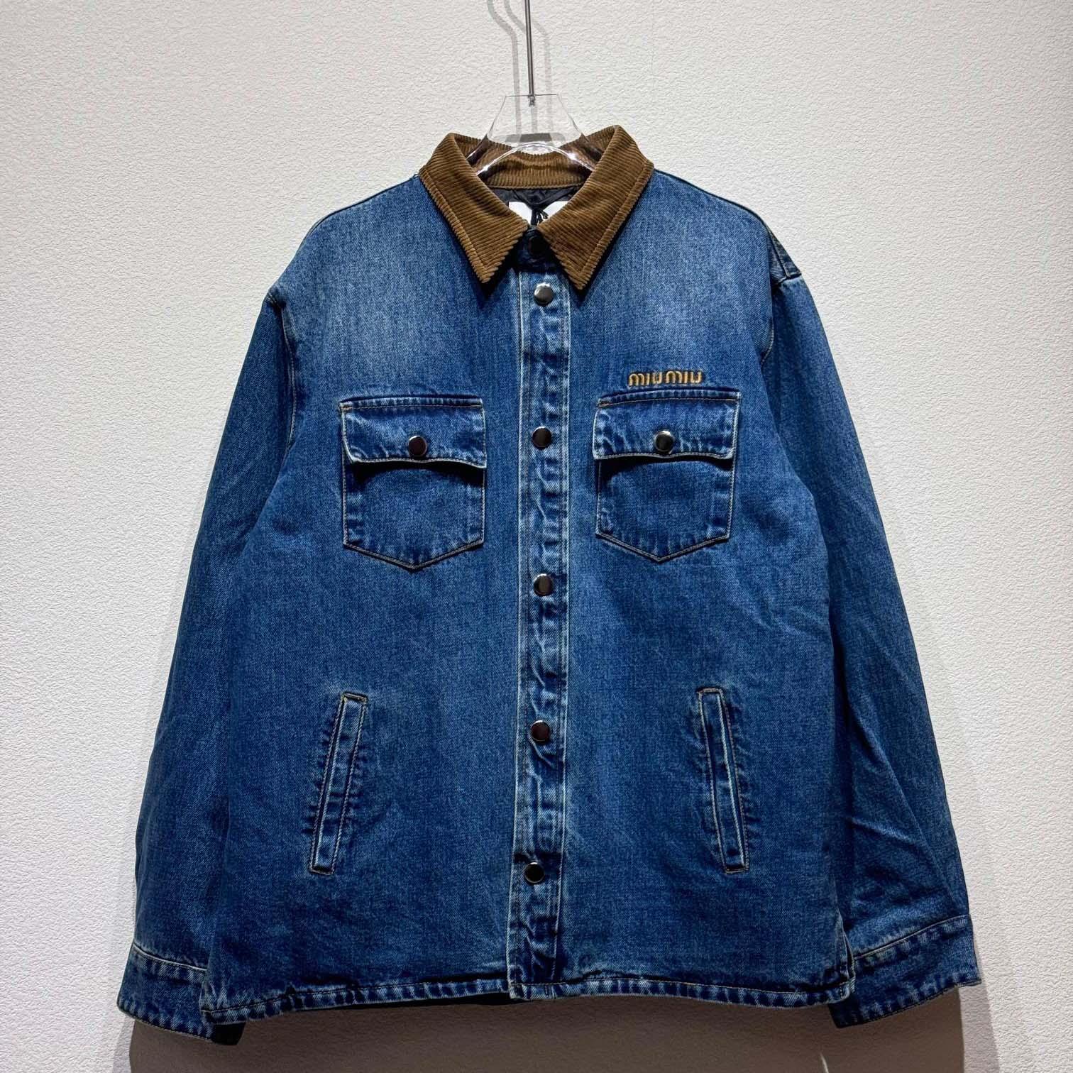 Miu Miu Denim Jacket - PerfectKickZ