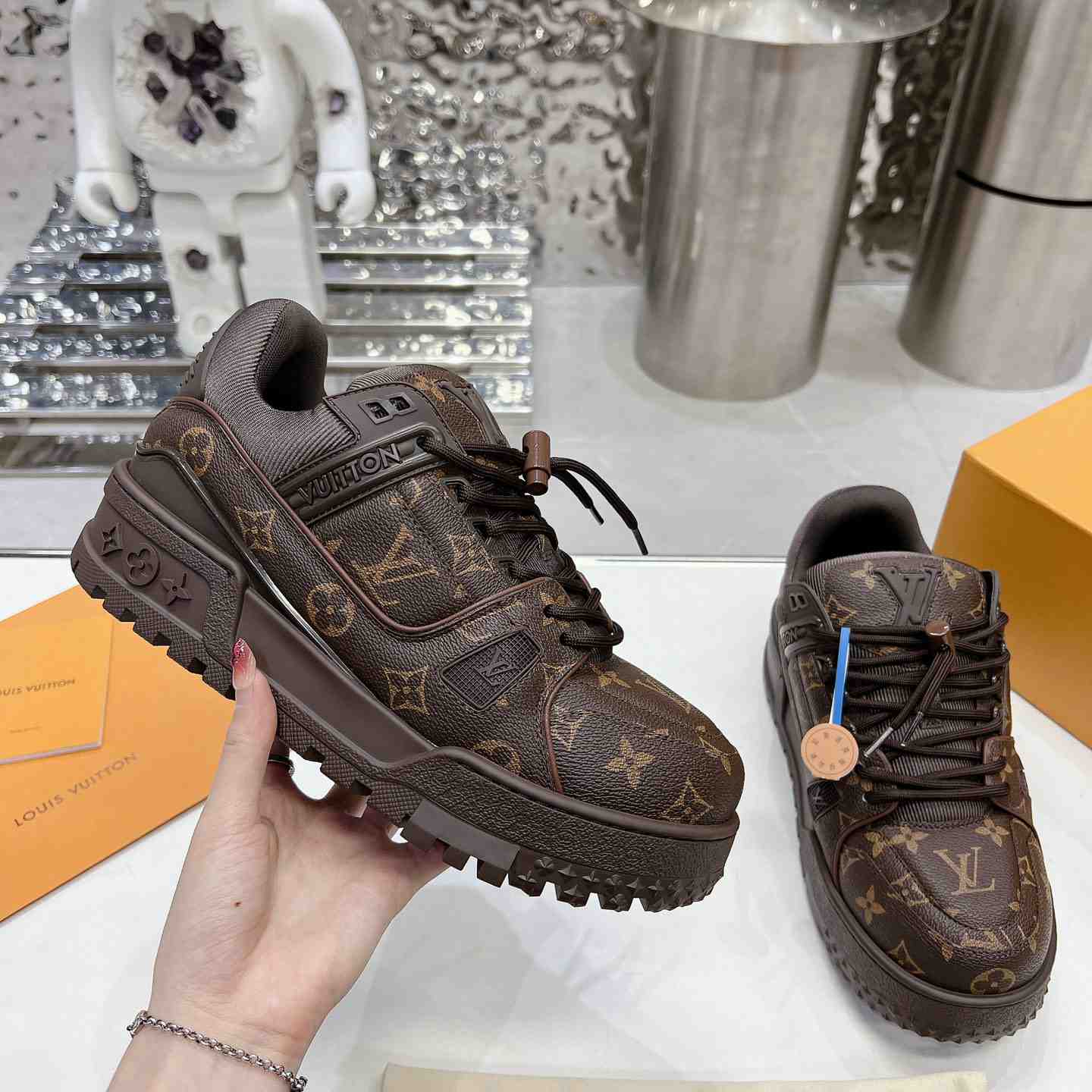 Louis Vuitton LV Trainer Maxi Sneaker - PerfectKickZ