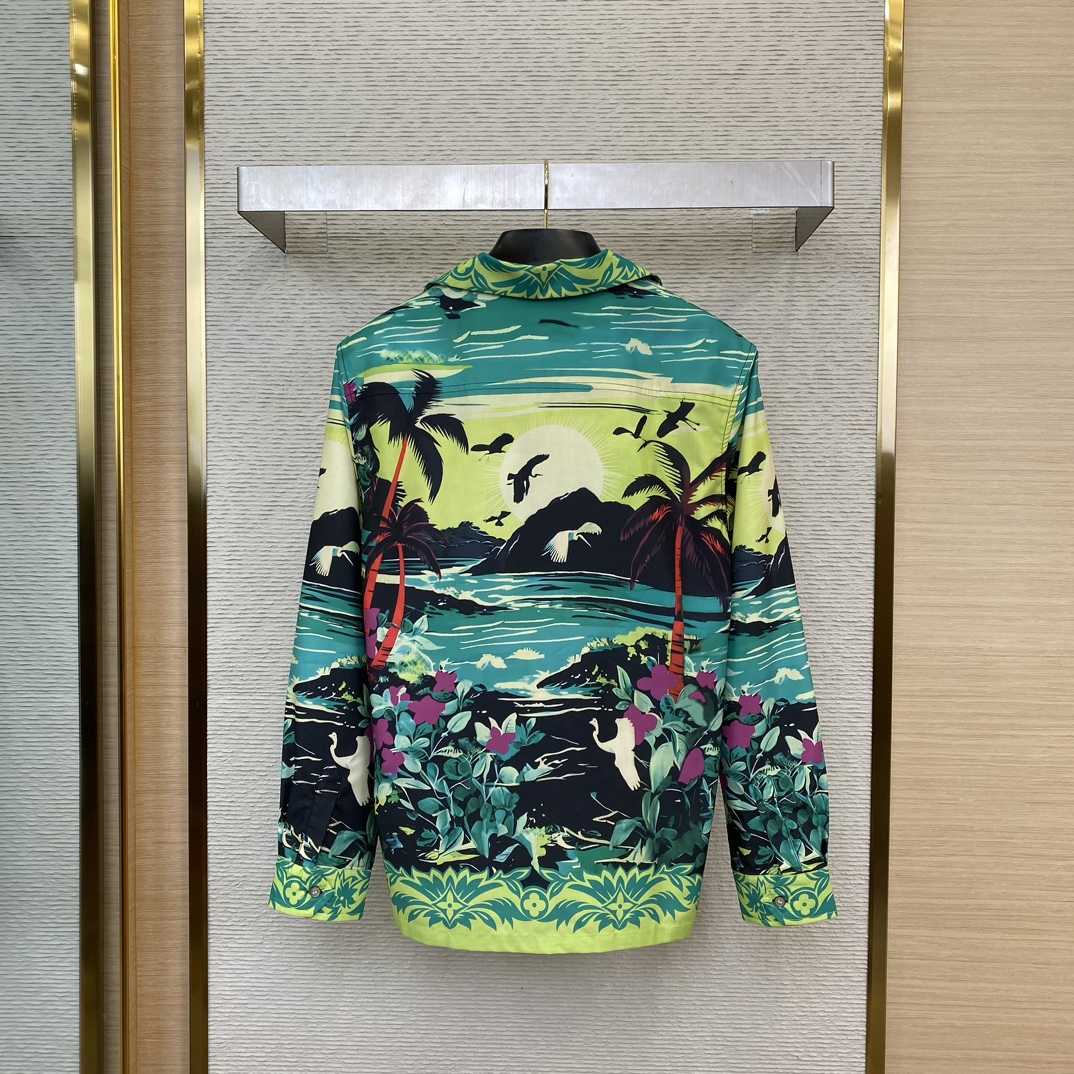 Louis Vuitton Long-Sleeved Cotton Shirt   - PerfectKickZ