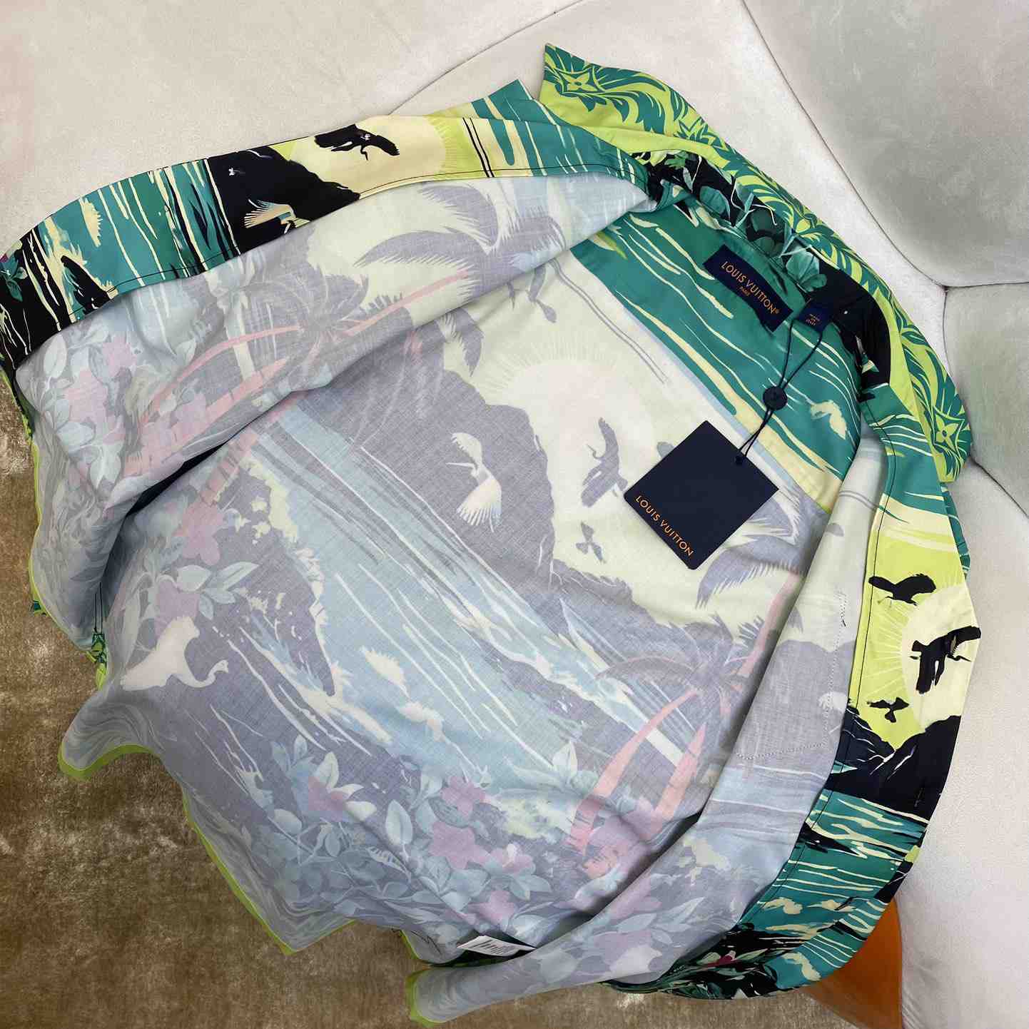Louis Vuitton Long-Sleeved Cotton Shirt   - PerfectKickZ