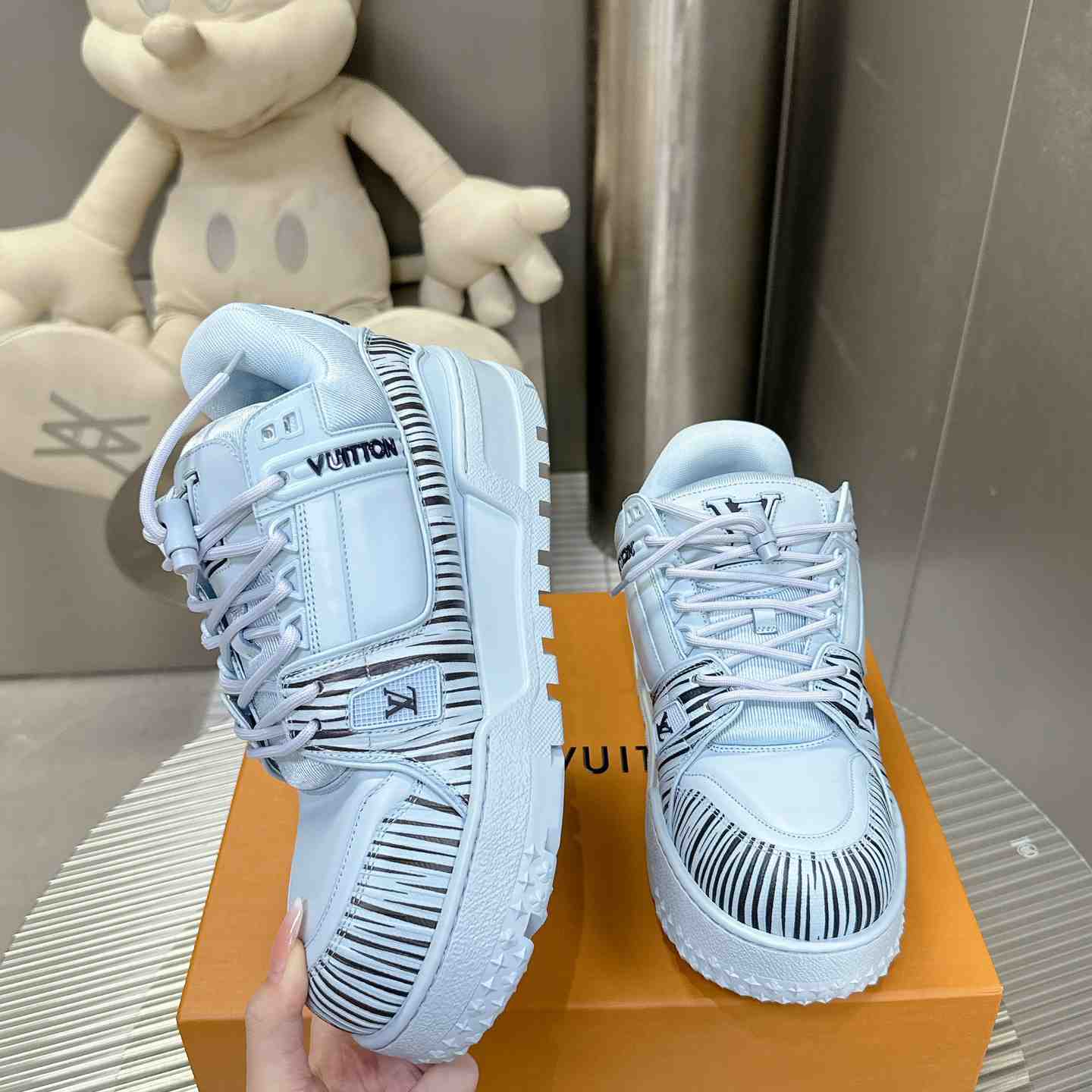 Louis Vuitton LV x Park Seo-Bo LV Trainer Maxi Sneaker   1AD9VE - PerfectKickZ