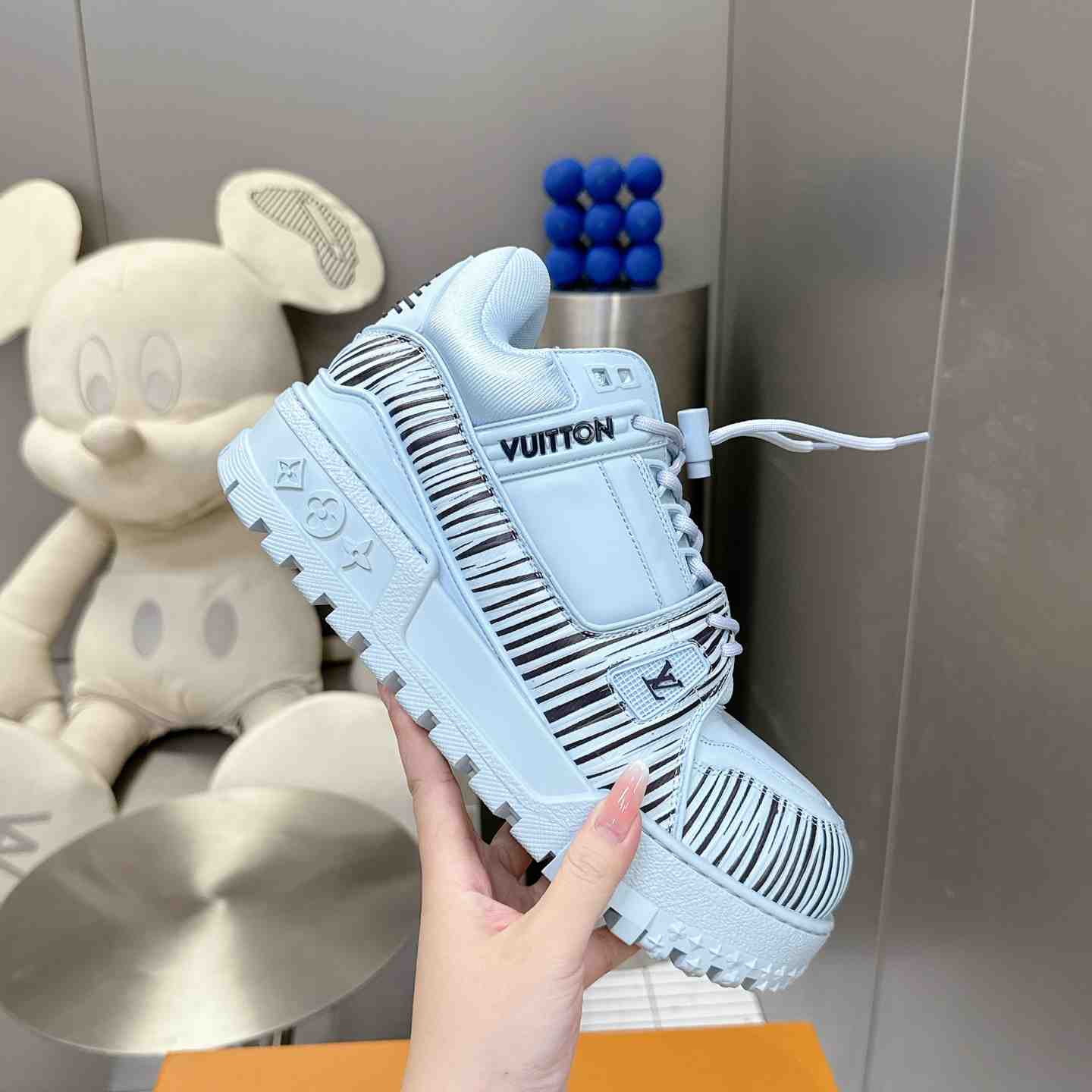 Louis Vuitton LV x Park Seo-Bo LV Trainer Maxi Sneaker   1AD9VE - PerfectKickZ