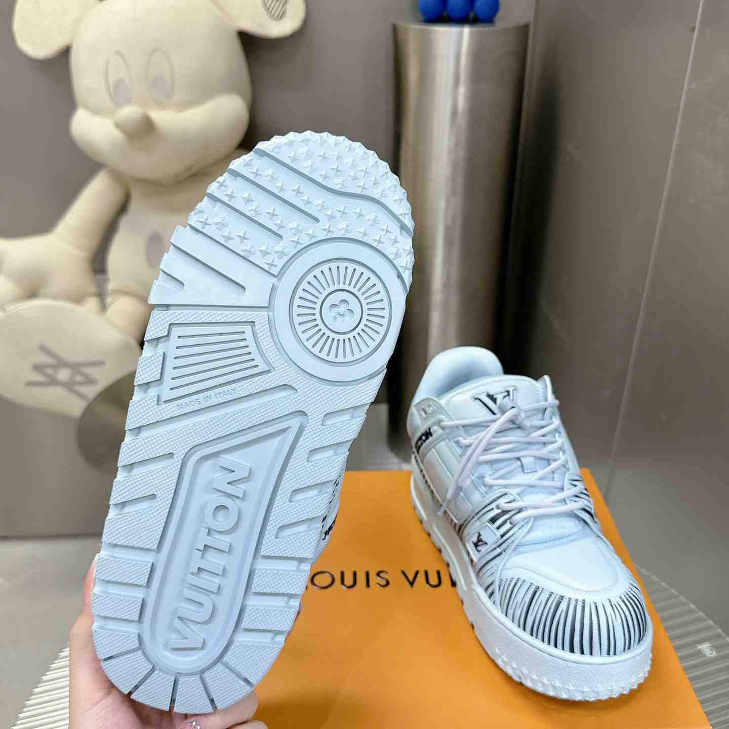 Louis Vuitton LV x Park Seo-Bo LV Trainer Maxi Sneaker   1AD9VE - PerfectKickZ