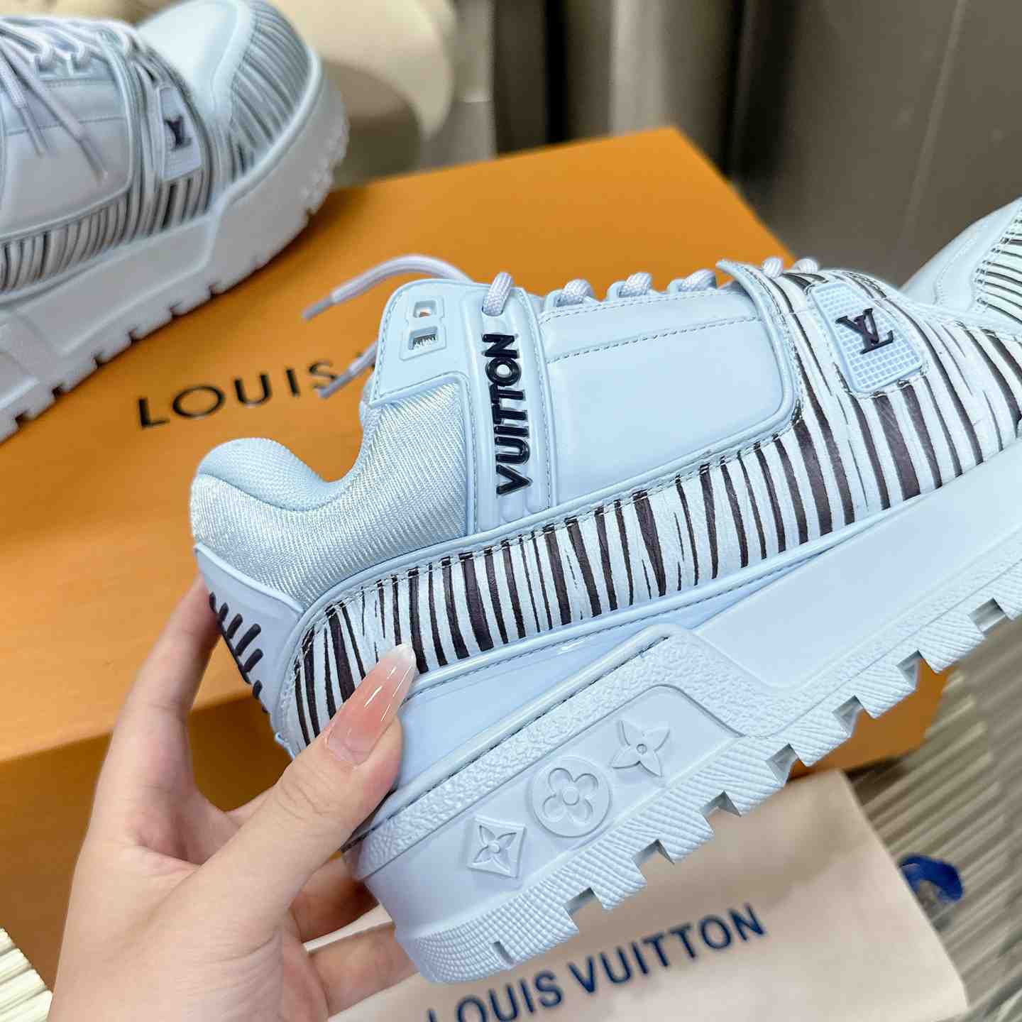 Louis Vuitton LV x Park Seo-Bo LV Trainer Maxi Sneaker   1AD9VE - PerfectKickZ