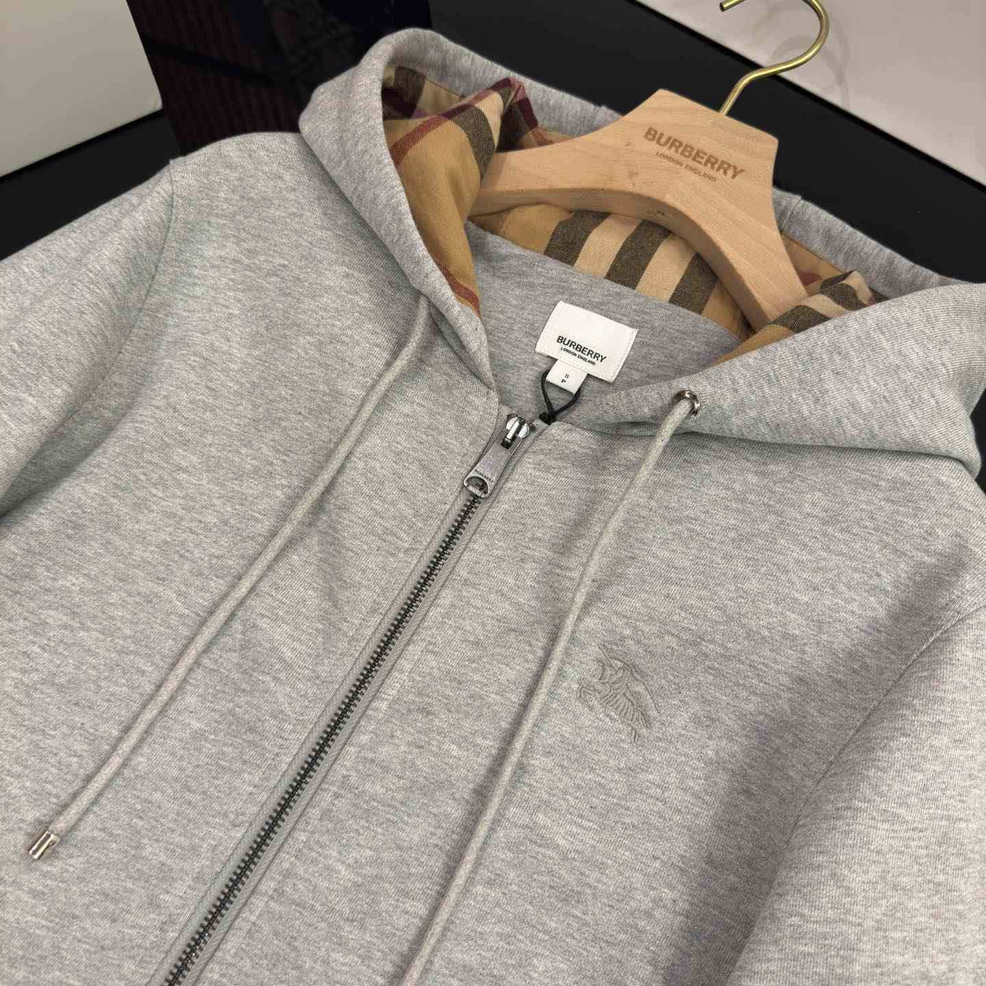 Burberry Cotton Zip Hoodie - PerfectKickZ