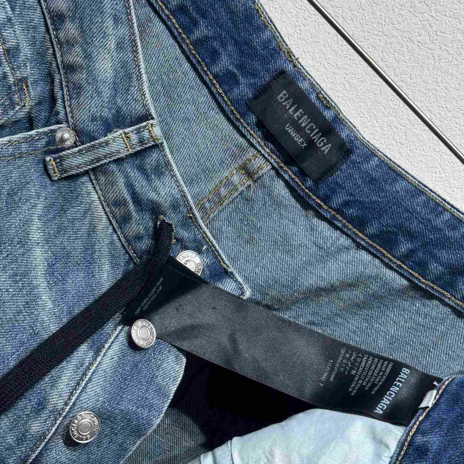 Balenciaga Twisted Wide-leg Jeans  - PerfectKickZ
